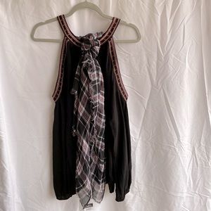 Rue 21 ETC Scarf, black, grey, red, new